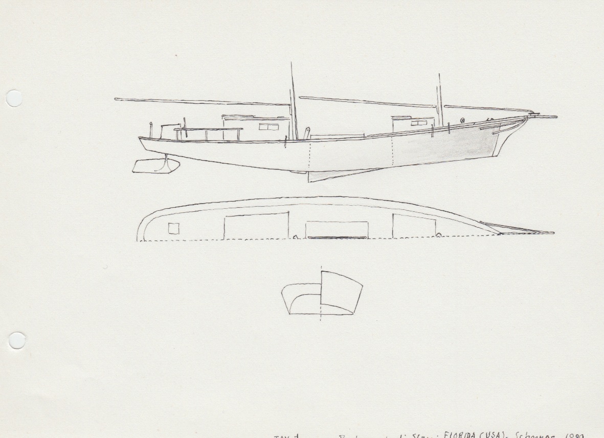 166 USA - Florida - schooner  - 1899